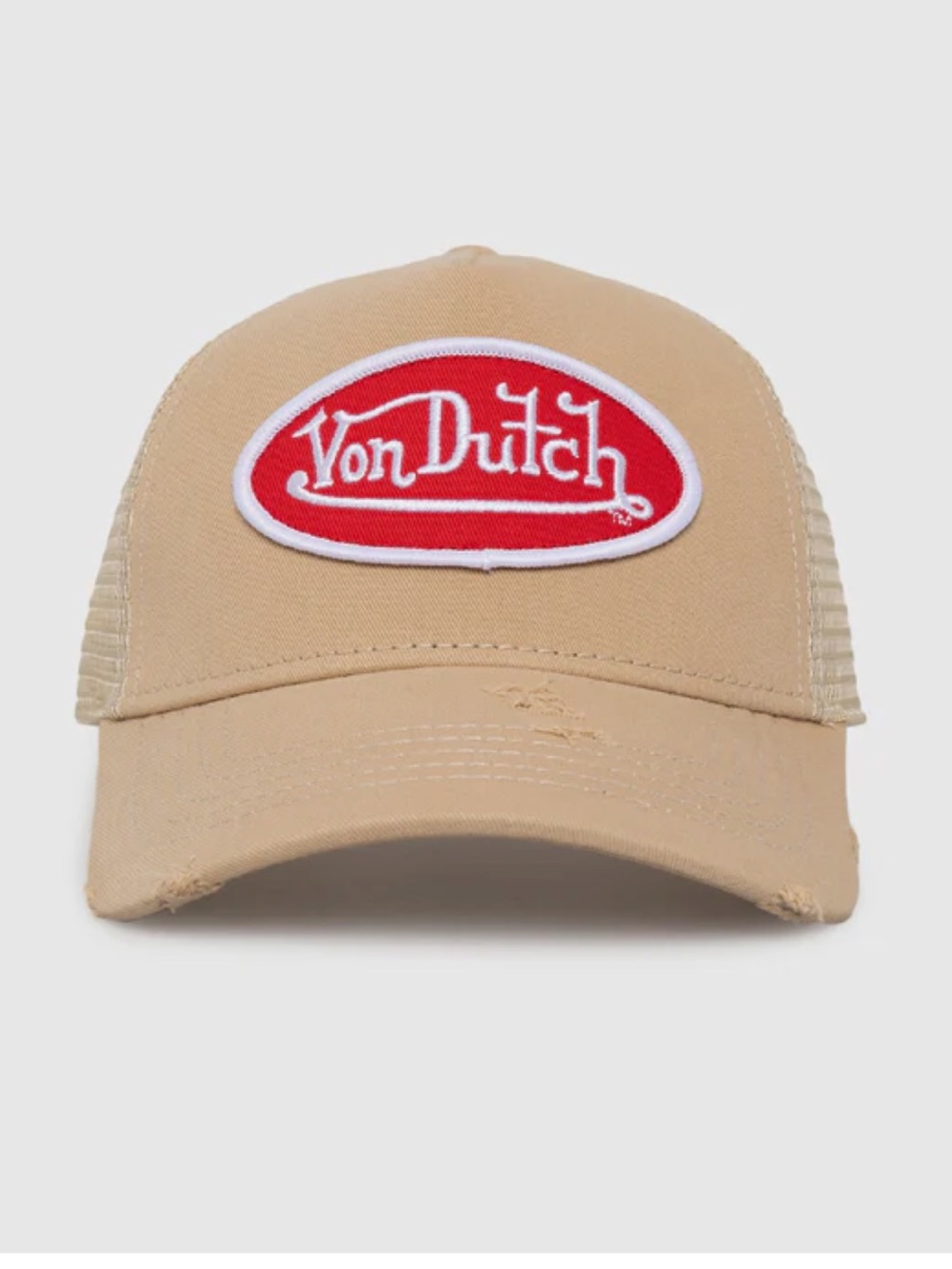 Von Dutch TAUPE TRUCKER SNAPBACK